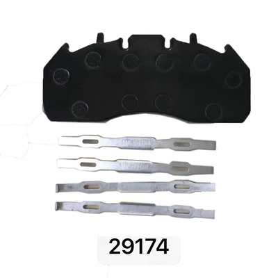 Halbmetallische Bremsbeläge OE D1708 D1758 WVA 29174 für Hubei-Längere Lebensdauer